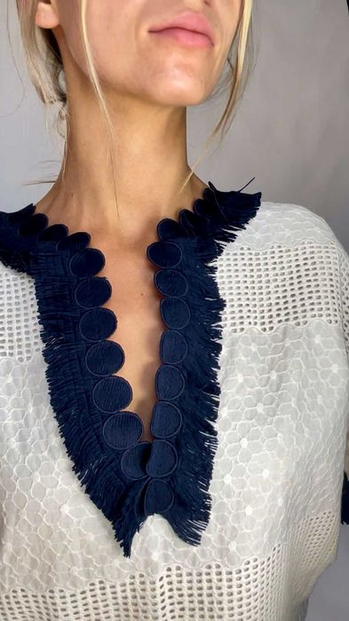 Sukienka z bawełny Belle Badgley Mischka rozm. M (36)