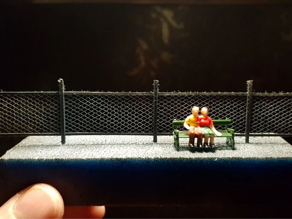 Cerca Malhada Escala H0 1:87