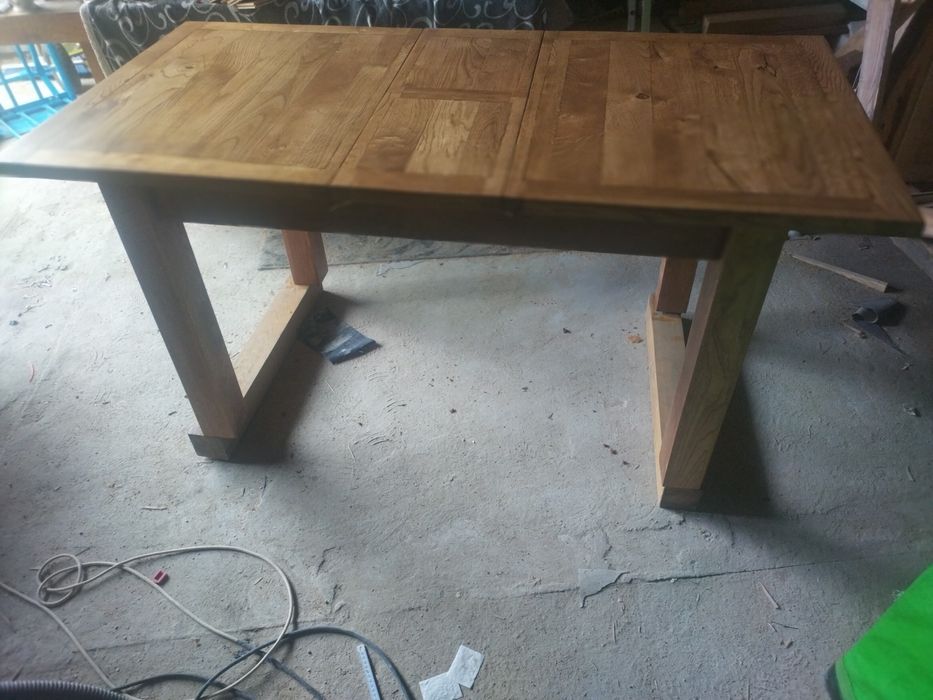 Stół dębowy rozkładany 130/170/80