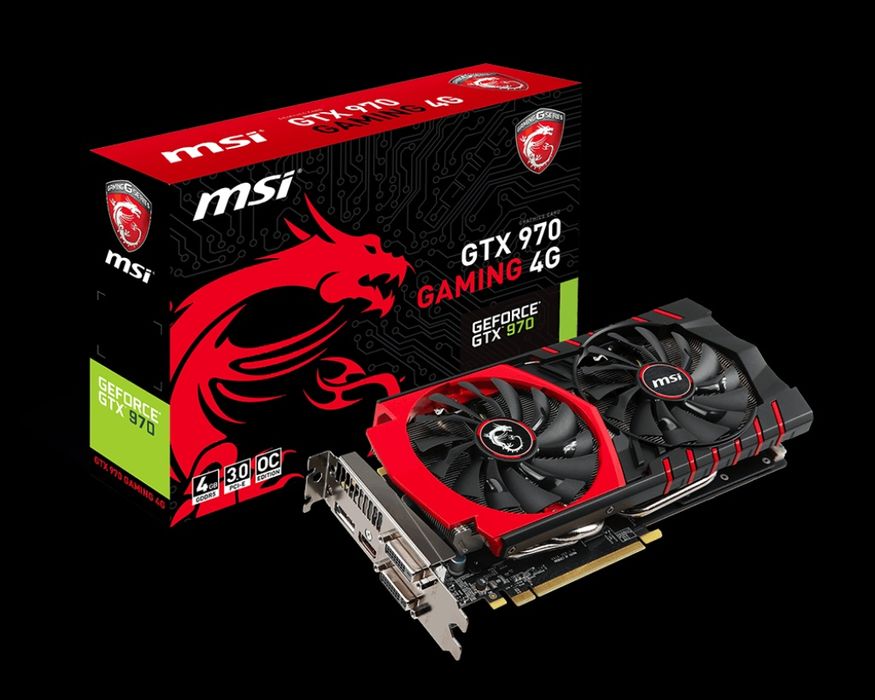 Видеокарта NVIDIA MSI Gaming GTX 970 4Gb