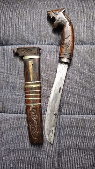 Maczeta 2 nóż indonezja Borneo Kalimantan