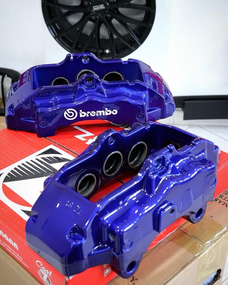 Kit de travagem Brembo 18z 6 pistoes + discos 350mm