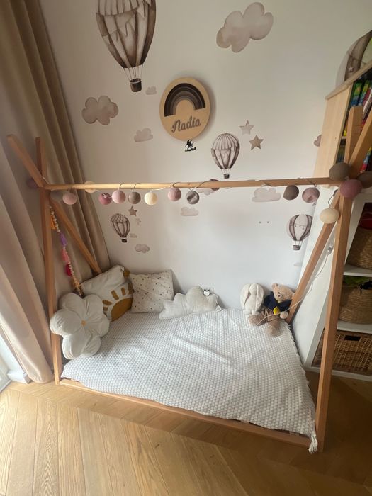 Łóżeczko dziecięce tipi 140x70