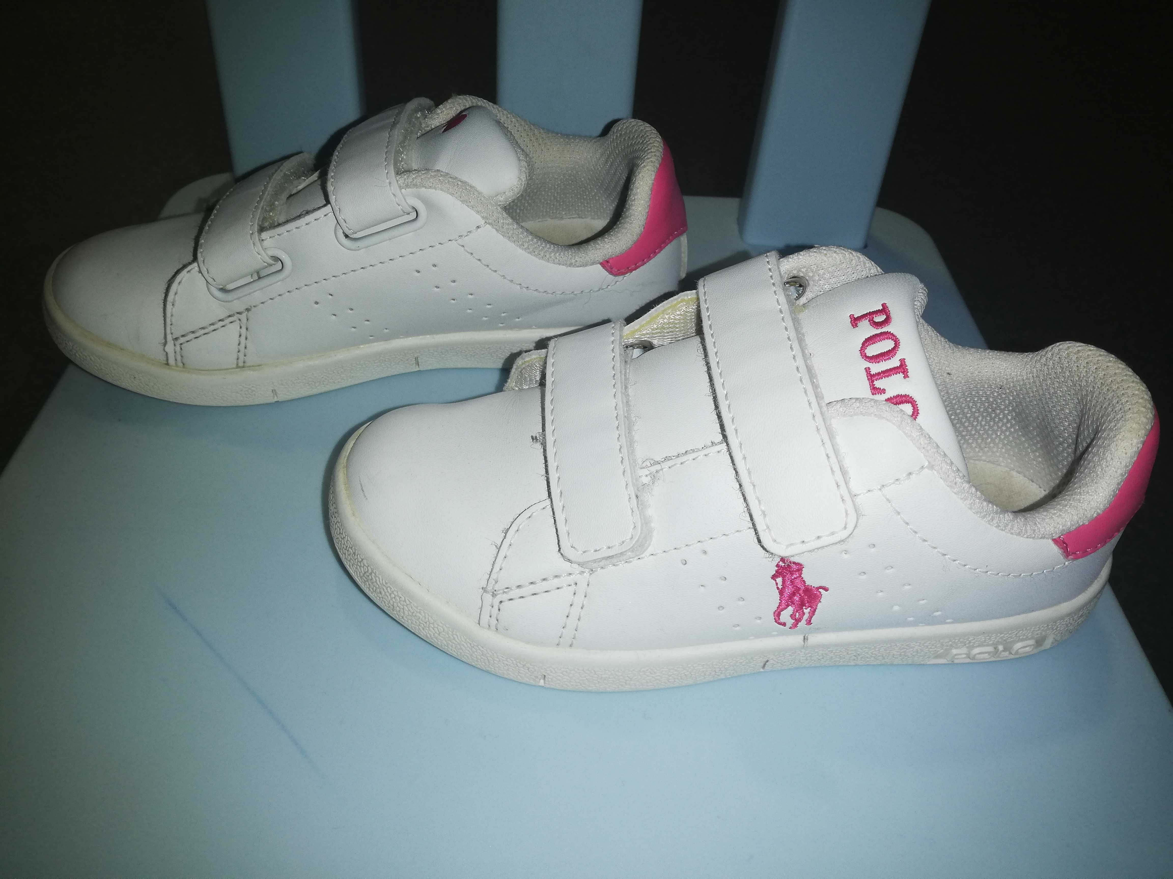 Skórzane buty dla dziewczynki Polo Ralph Lauren rozmiar 27