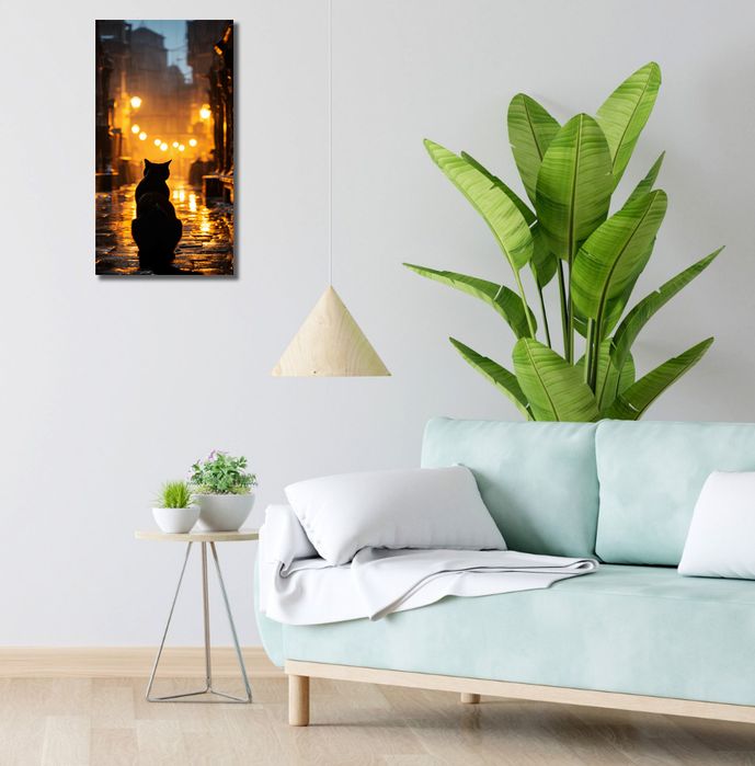 Obraz 30x60cm Samotna Wędrowczyni