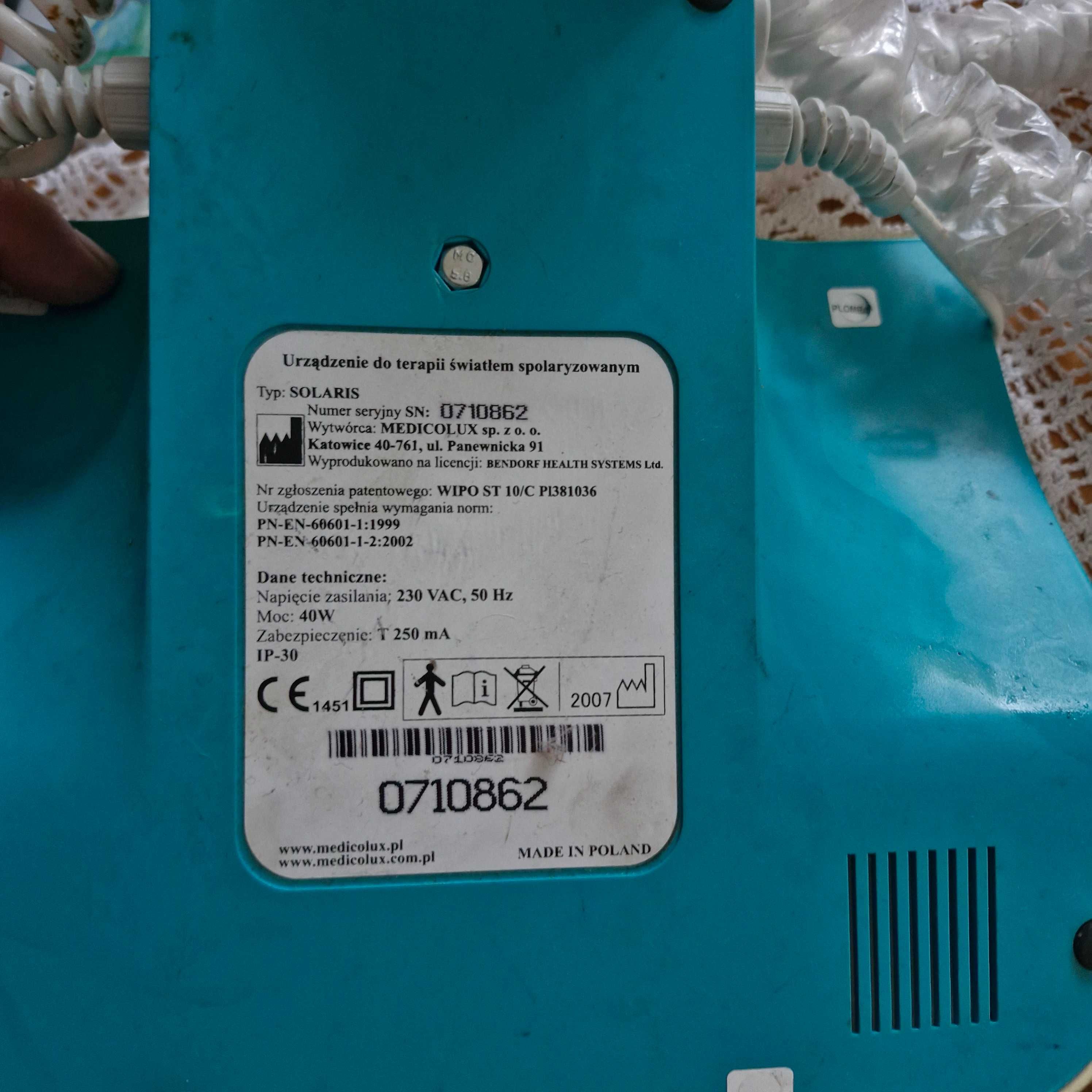 Lampa fizjoterapeutyczna Medicolux Solaris