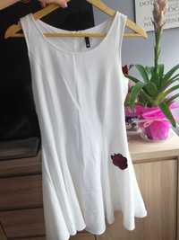 Śliczna biała sukienka 38 H&M