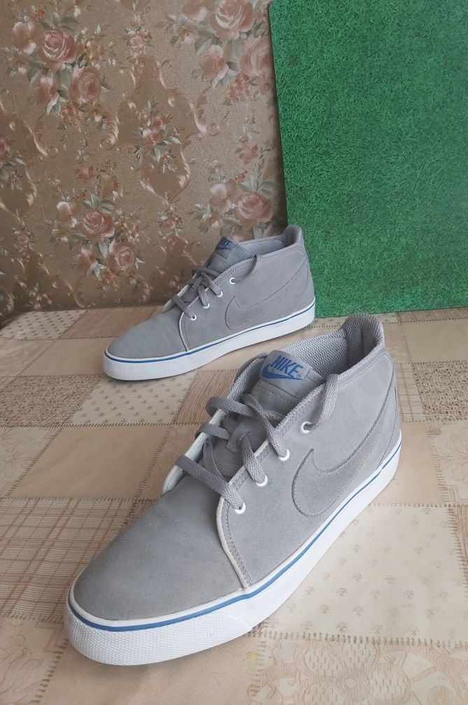Кросівки снікери хайтопи замшеві Nike Toki Sb оригінал size 45/29см