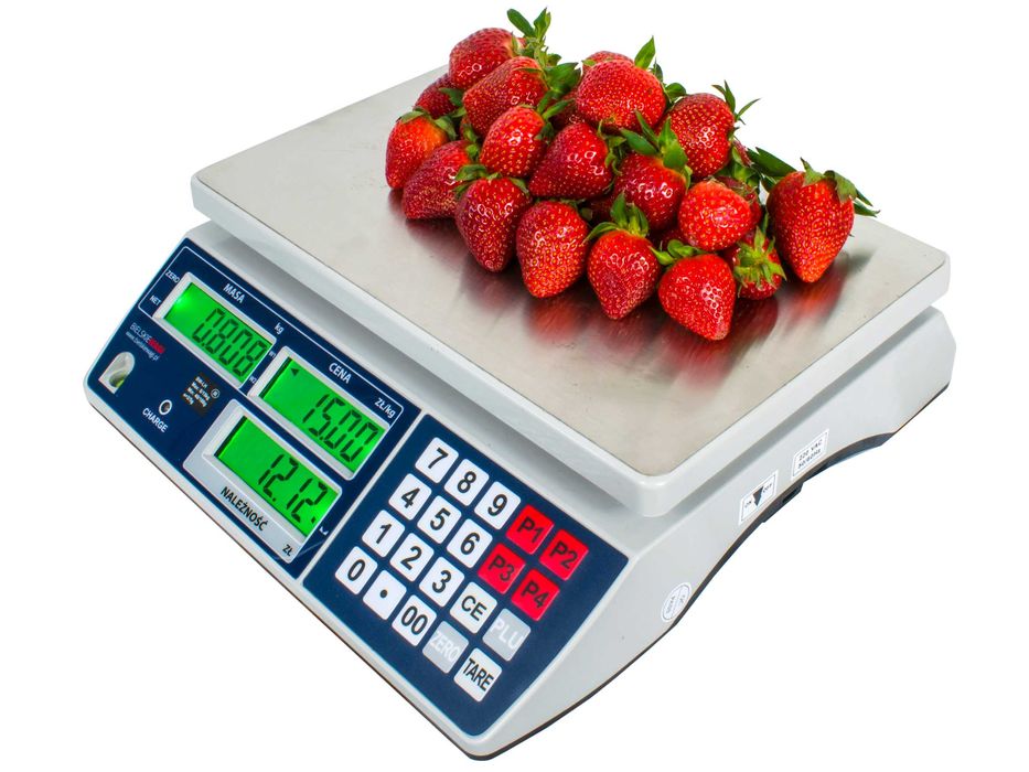 Waga Kalkulacyjna Sklepowa Rolnicza do Owoców Warzyw 15kg LEGALIZACJA