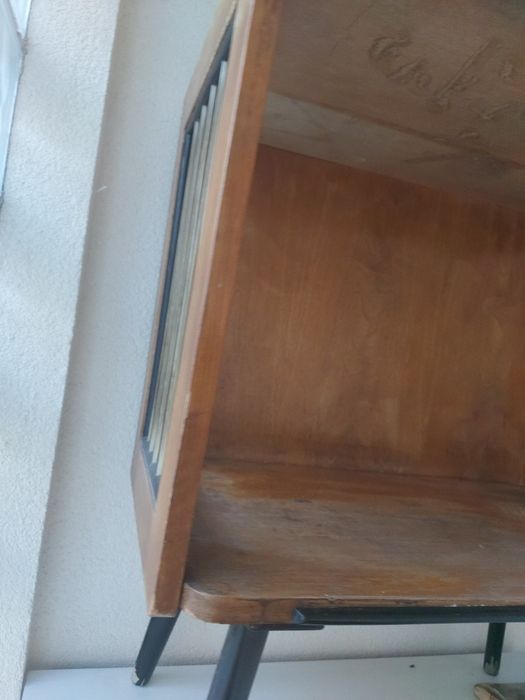 Stolik pod rtv vintage retro prl - żyłka