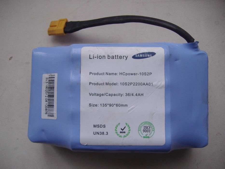 Аккумулятор снят с гироборда (18650 li-ion на разборку 20 штук + bms)