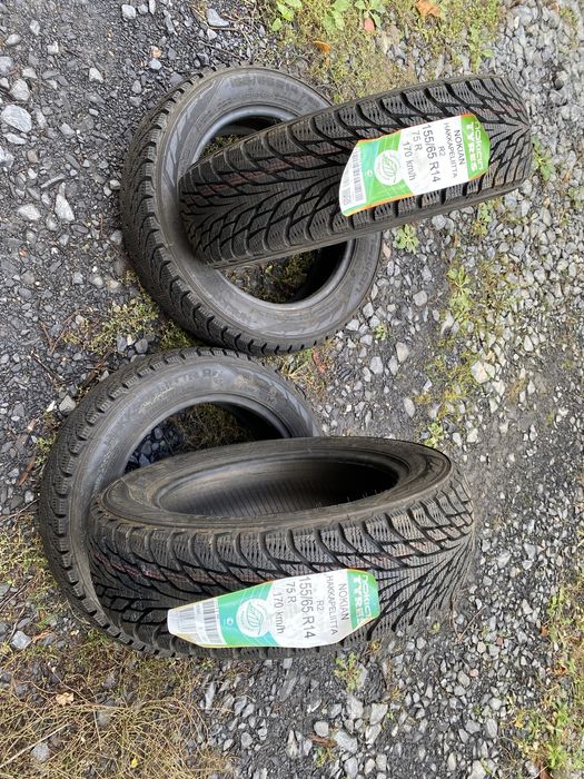 4 opony zimowe Nokian Hakkapeliitta R2 155/65/14 nowe