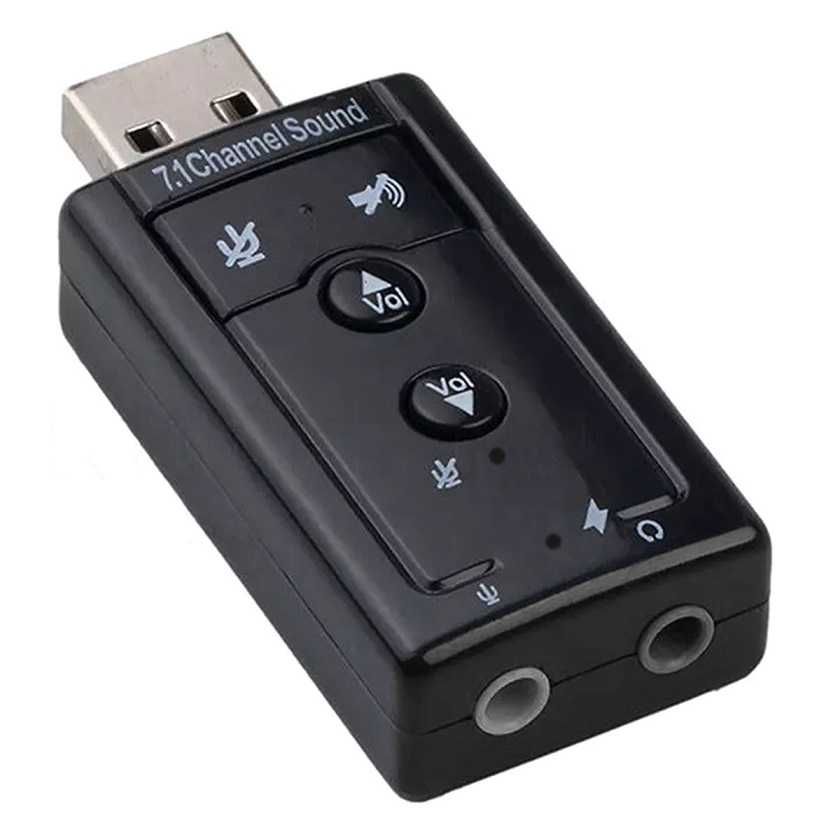 Karta dźwiękowa PC laptop muzyczna USB 7.1 * Video-Play Wejherowo