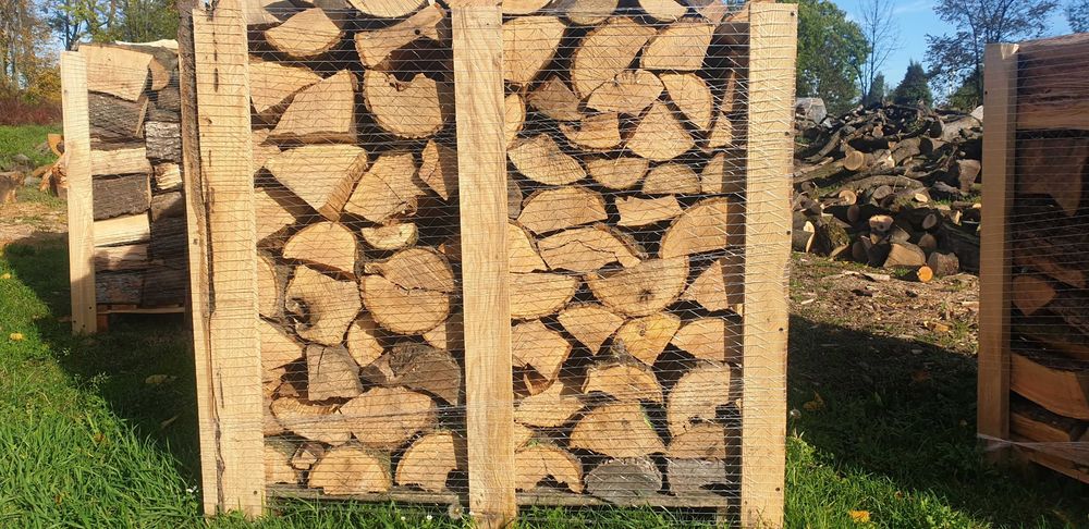 Dąb, grab i jesion sezonowany - drewno kominkowe, opałowe