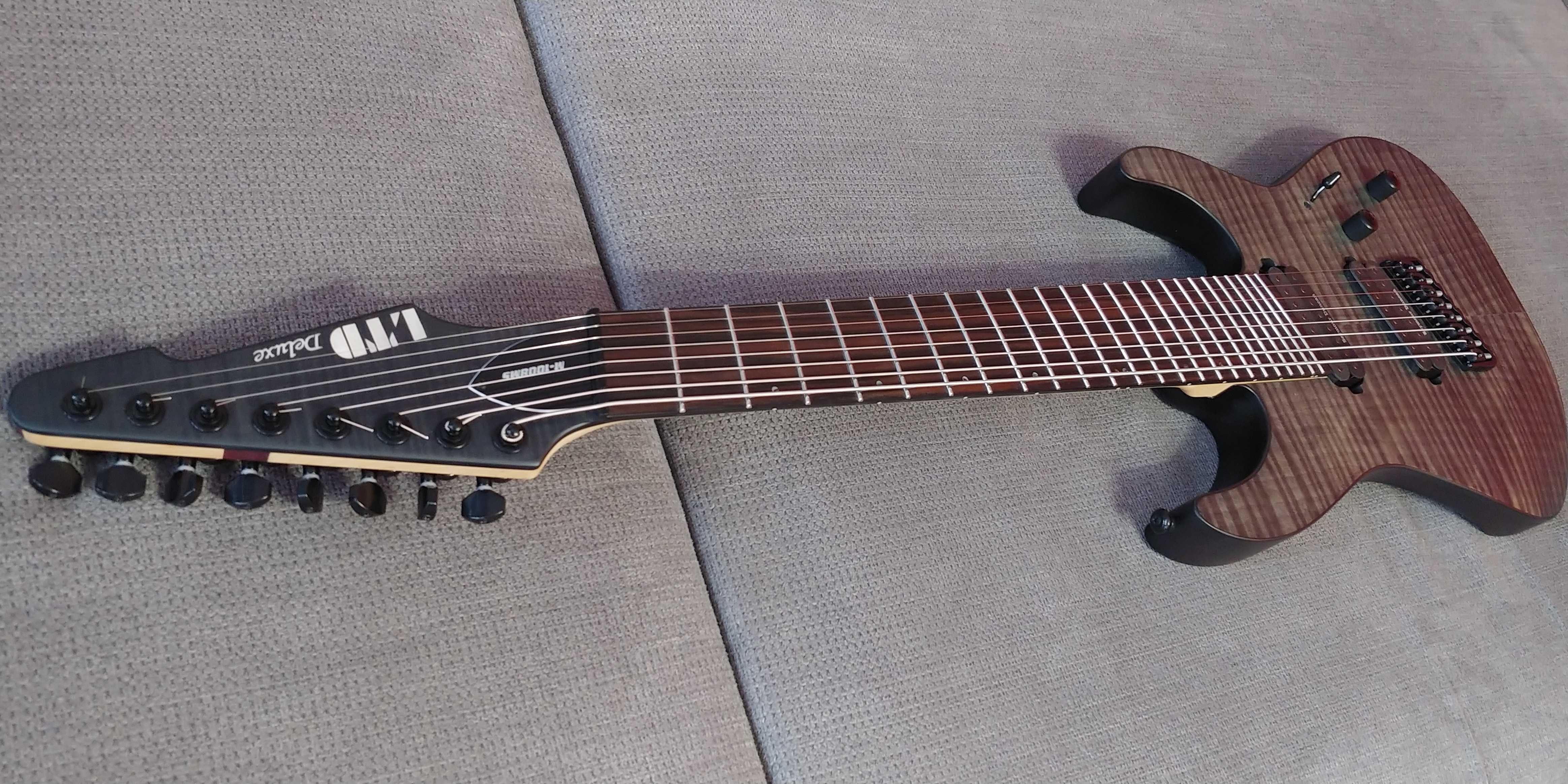 Gitara elektryczna ośmiostrunowa ESP LTD M-1008 MS STBS + case Gator
