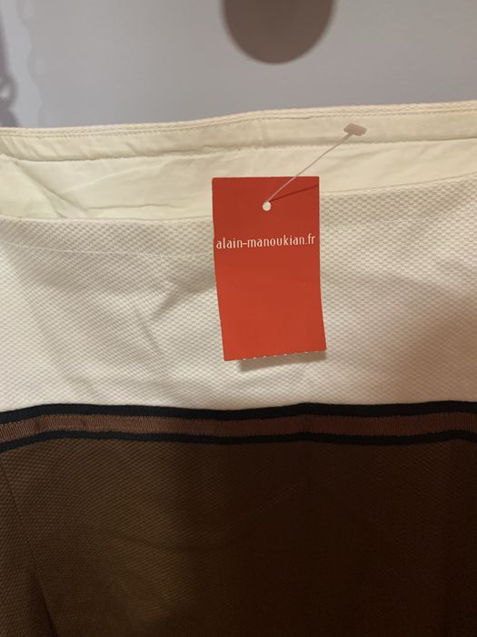 Vestido verao tecido algodao pique marca alain manoukian