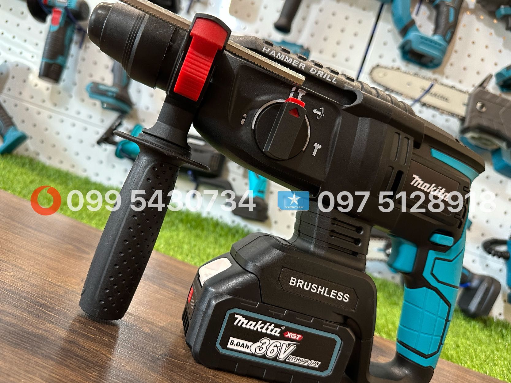 Набір 2в1 Makita Болгарка Makita DGA504 Перфератор DHR202BL 36V 8Ah