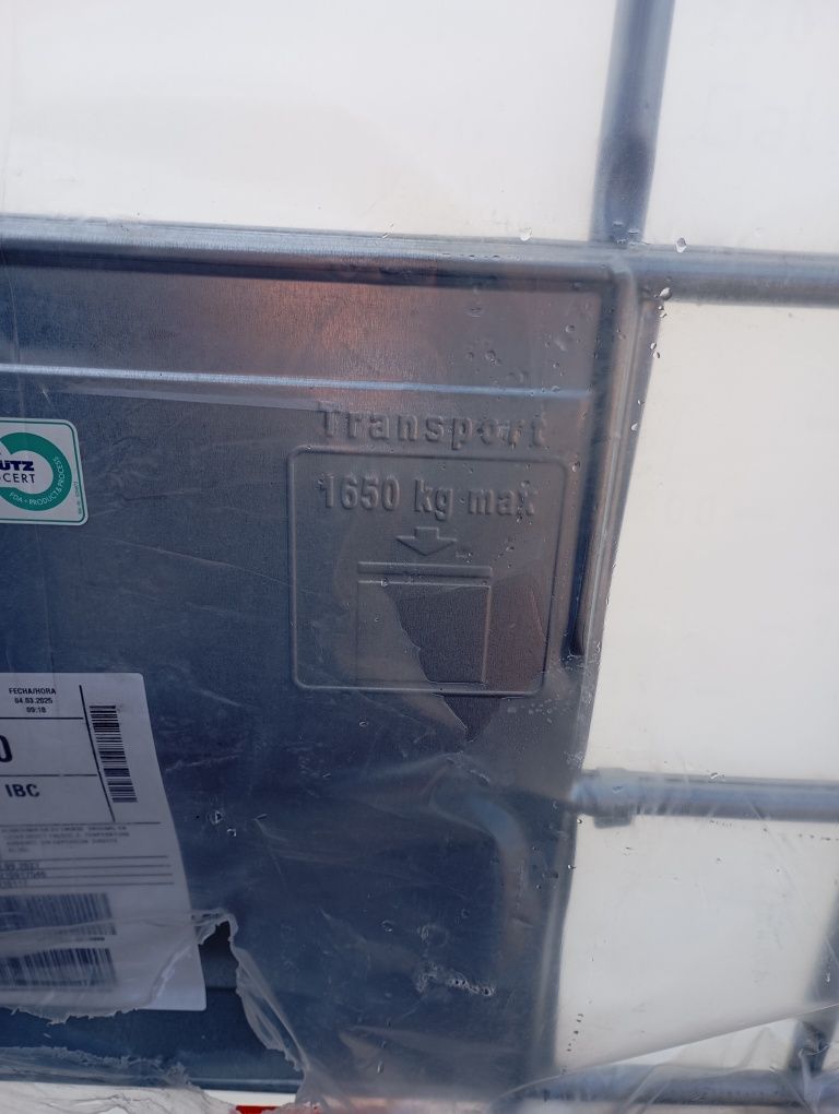 Depósito IBC categoria alimentar