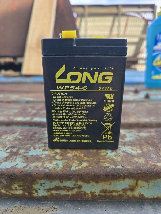 Аккумуляторы 6v 4Ah