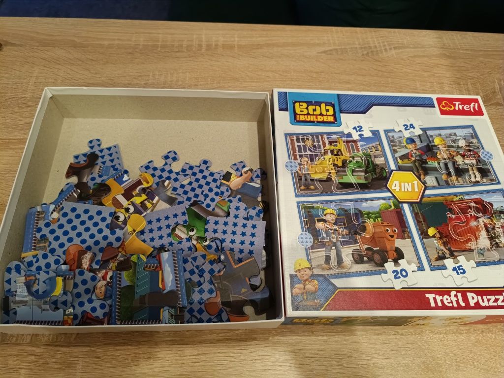 Puzzle Bob budowniczy 4w1 wiek +3