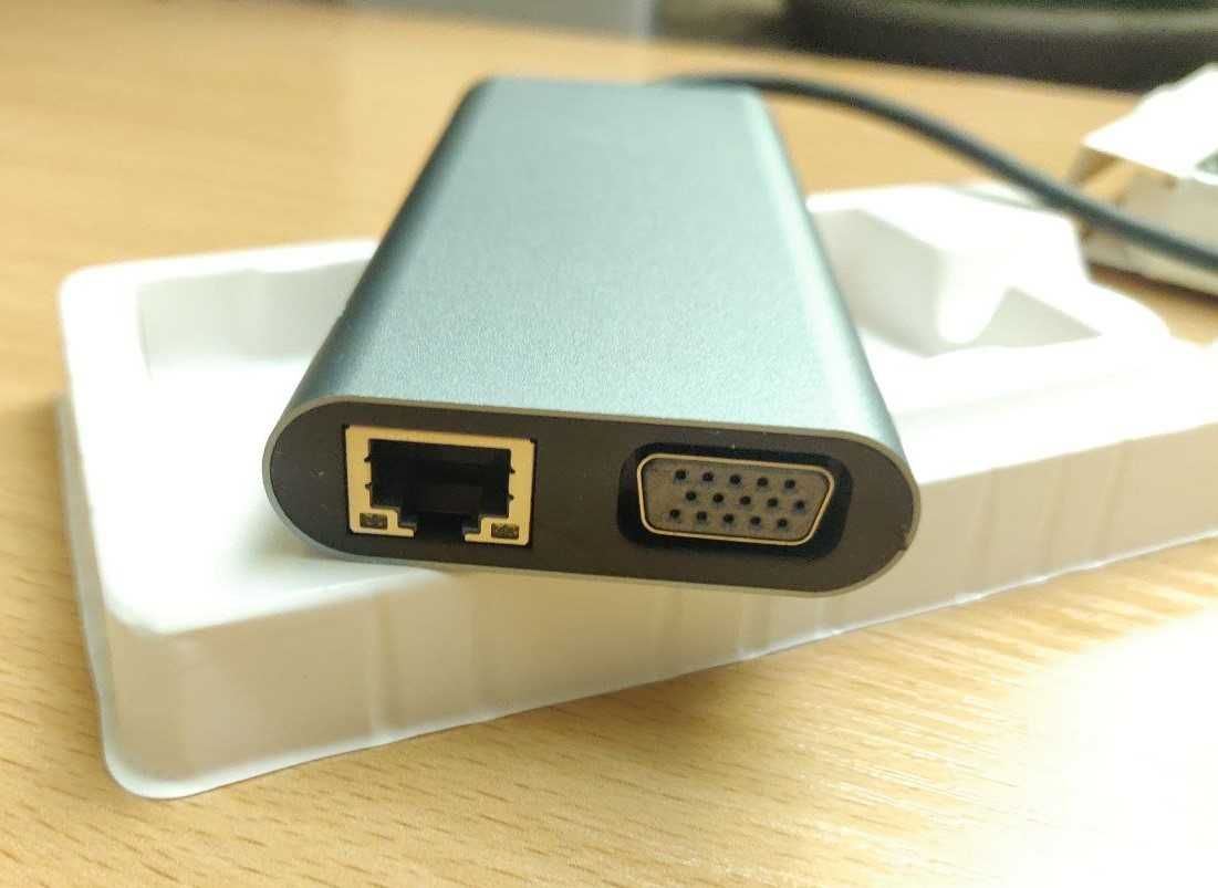 Док станція 11 в 1 з USB-TypeC для ноутбука чи MacBook