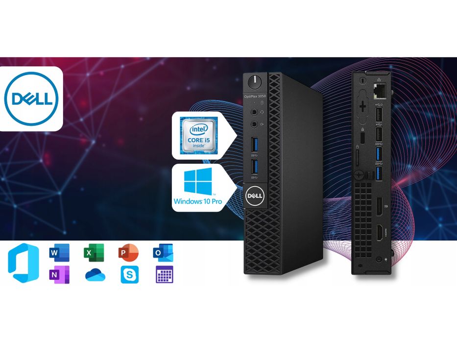komputer mini pc dell optiplex 3050 intel core i5 16gb 512ssd win10pro
