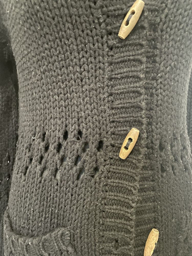 Gruby, dlugi sweter M