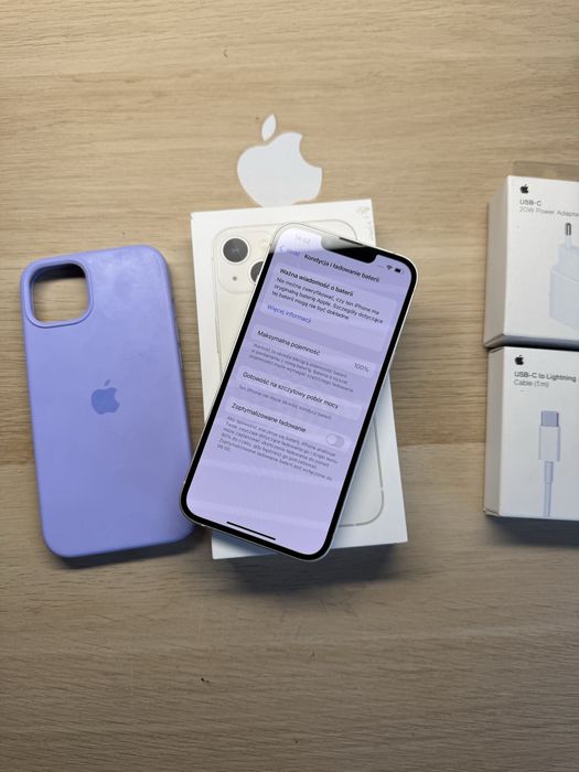 iPhone 13 128gb biały bateria 100% komplet