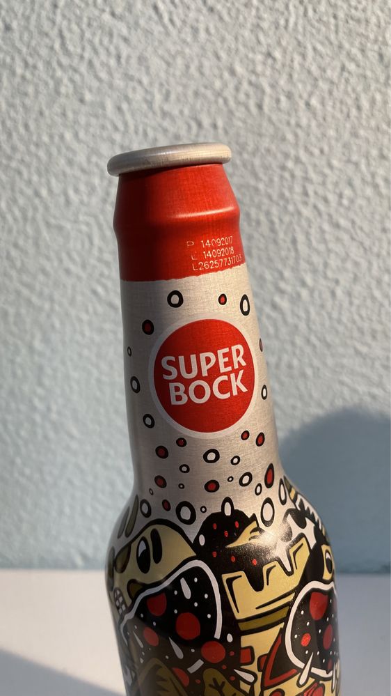 Garrafa Super Bock alumínio Edição Natal The Caver
