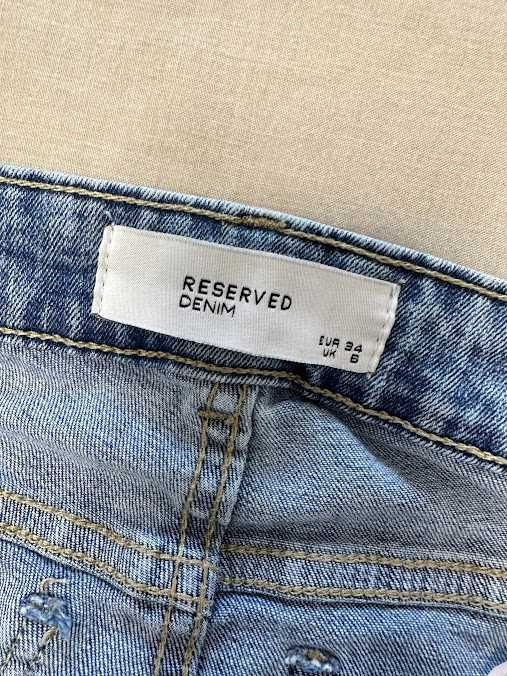 женские МОМ джинсы Reserved размер 34(27)
