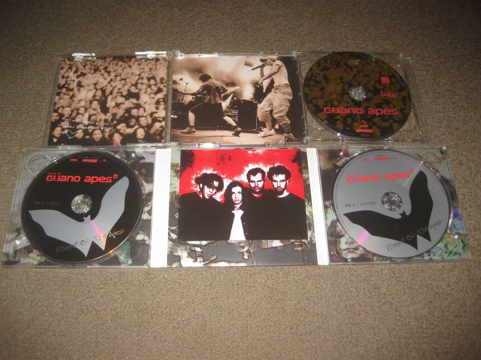 5 CDs dos "Guano Apes"