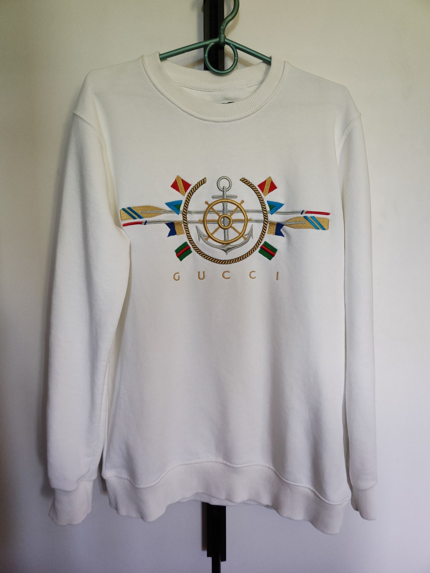 Оригінал толстовка Gucci Rudder Anchor розмір M 100% Cotton