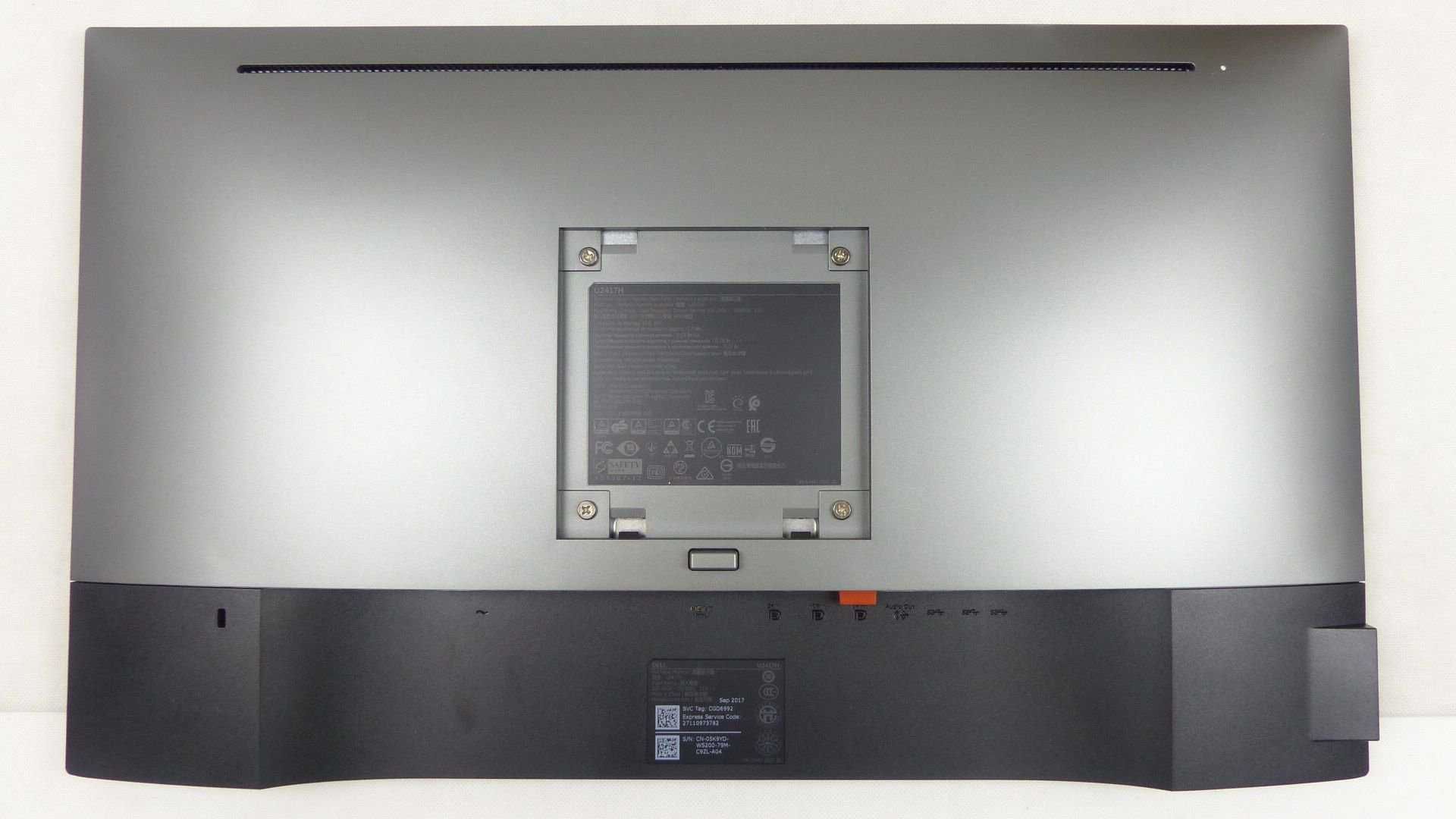 Dell U2417H InfinityEdge Monitor LED IPS 24" HUB USB HDMi Display Port