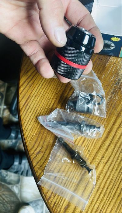 Перехідник з гайковерта на дрель адаптер свердлильного патрону 1/4 1/2