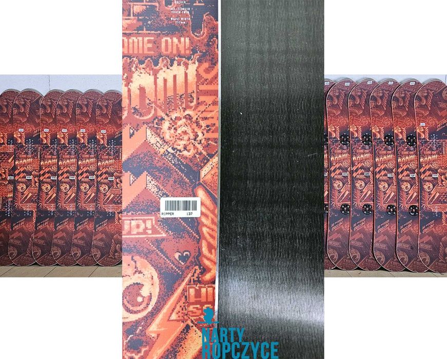 NartyRopczyce PAKIET DESKA 132 NITRO RIPPER BOOM Snowboardowa