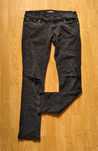 Jeansowe spodnie z rozdarciami ST Lanki 42 punk rock emo grunge skate