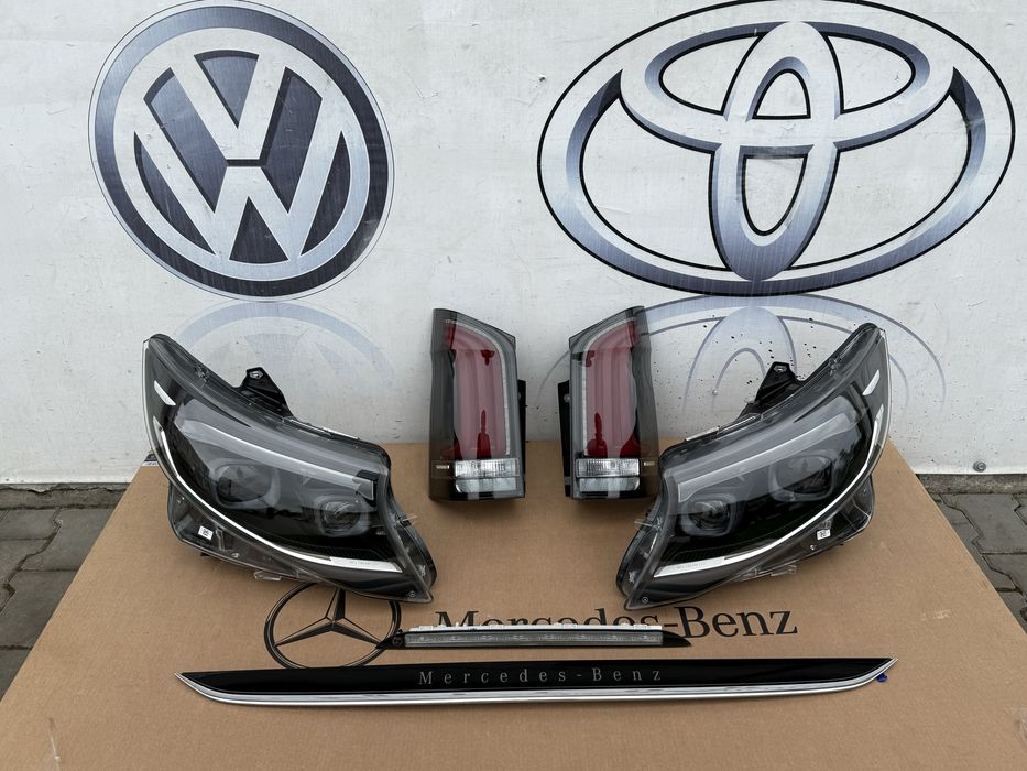 Фара стоп ліхтар фонарь молдинг рестайл Вито Віто Ве-клас Vito V-class