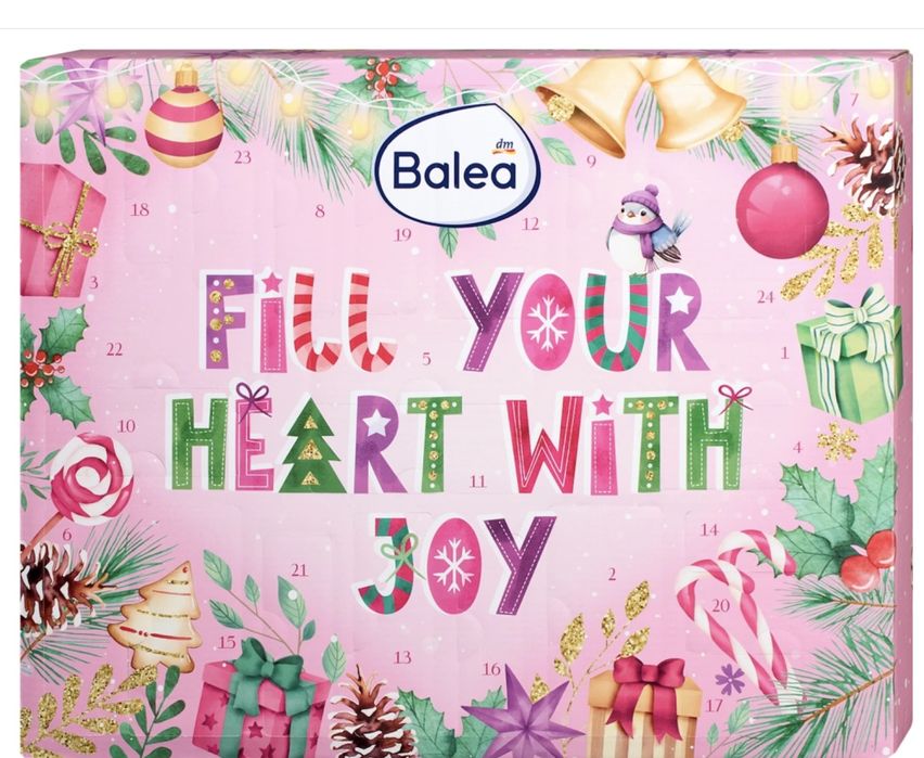 Адвент-календар доглядової косметики Balea Adventskalender Bath 2025