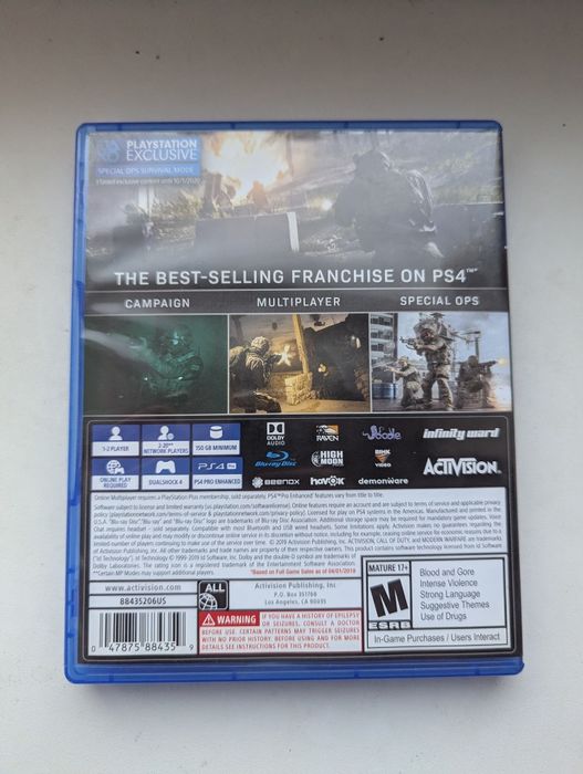 Call of Duty Modern Warfare ігри игры диски на PS4 PS5