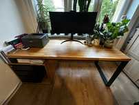 Biurko dębowe loft Deerhorn Loft Office Plus