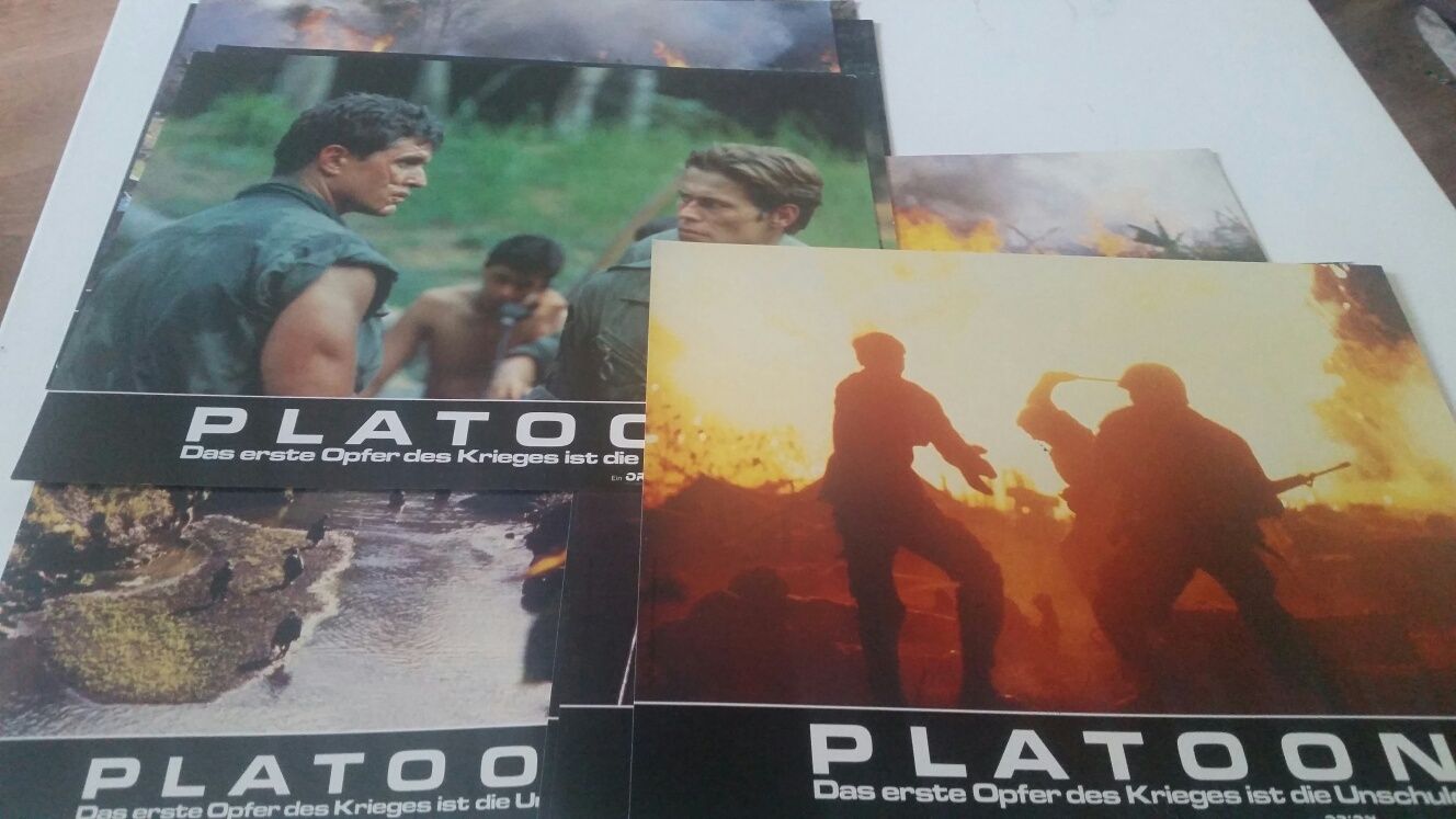 Platoon Pluton Olivier Stone lobby card