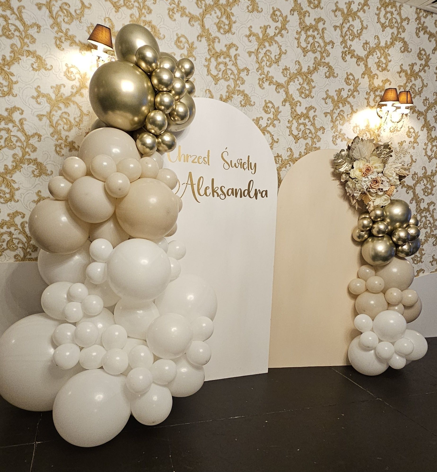 Ścianka dekoracja balony girlanda