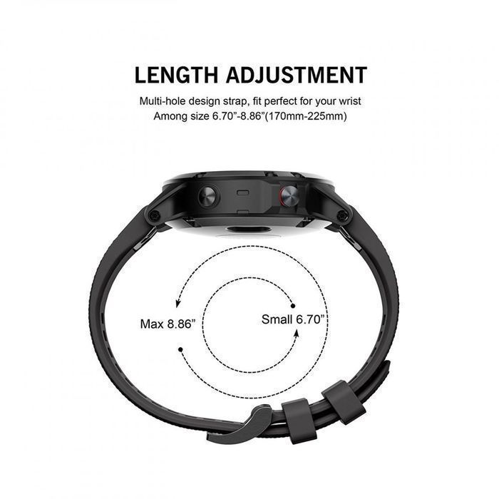 Tech-Protect Smooth Garmin Fenix 5 / 6 / 6 Pro / 7 Black