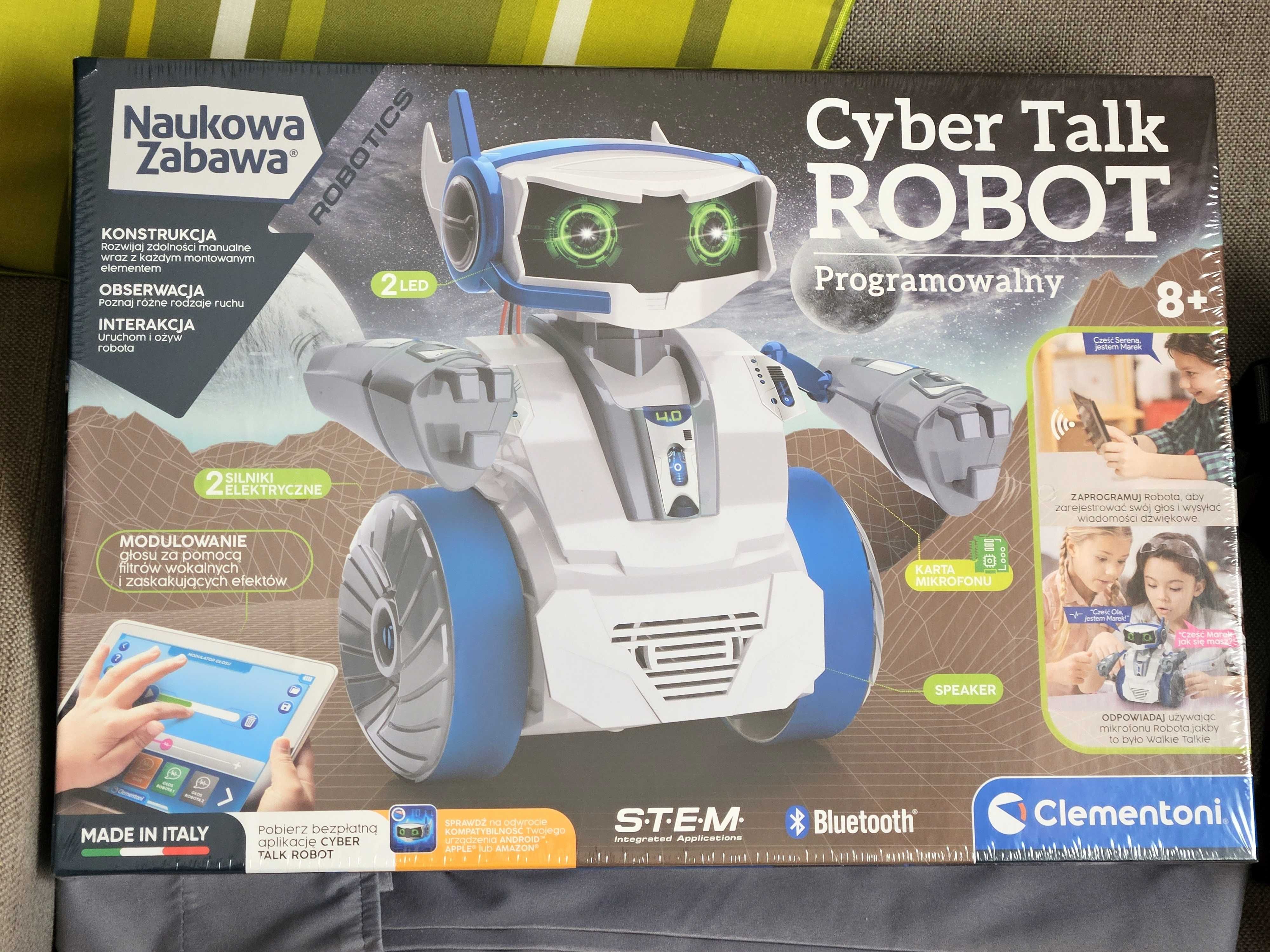 Cyber Talk Robot Clementoni - nowe, nierozpakowane, zafoliowane