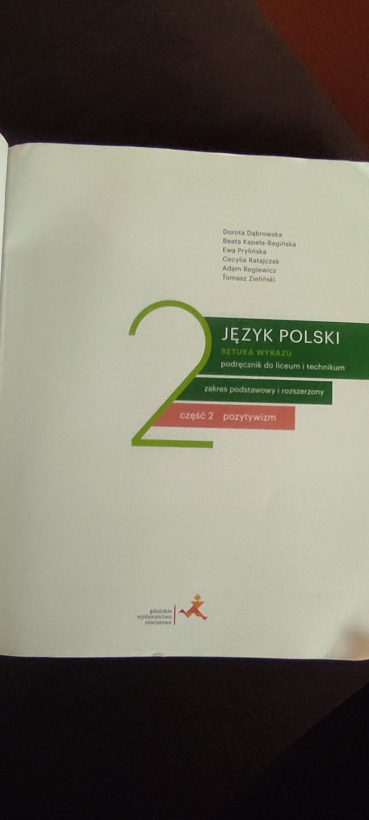 Język polski Sztuka wyrazu 2 Pozytywizm podręcznik
