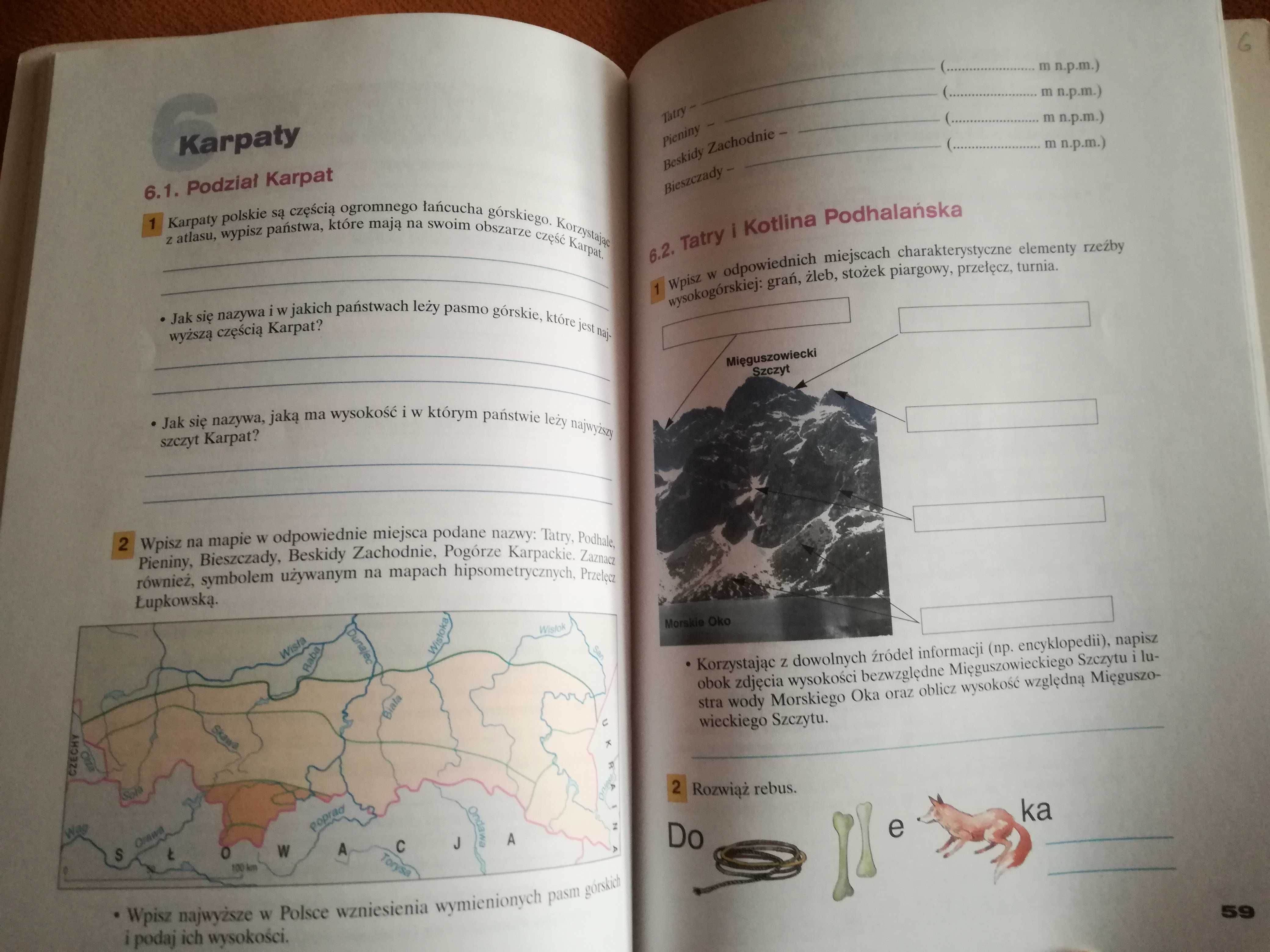 Geografia Polski ćwiczenia moduł 2 Gimnazjum autor Urszula Moździerz