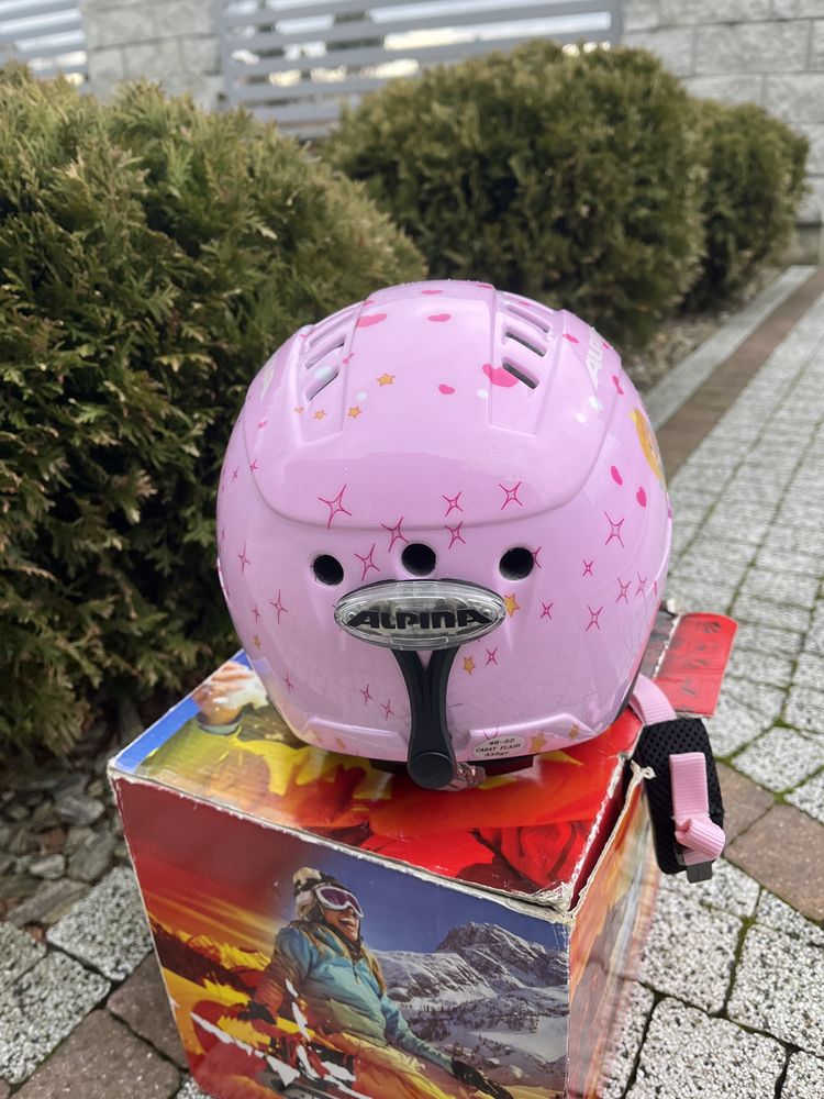 Kask narciarski dziewczynka Alpina