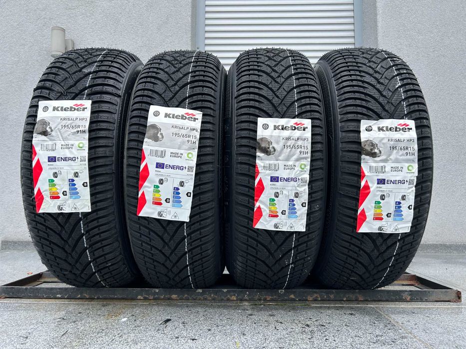 x4 zimowe 195/65R15 Kleber Krisalp HP3 prod. 2025rok! D,B,69db 5lat gw