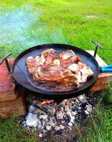 Сковорода з диска борони для багаття мангалу подарунок куму