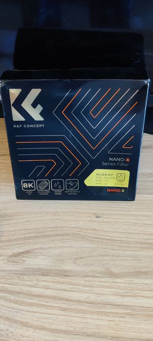 Набір фільтрів K&F Concept Nano-X filter — 82 mm UV, CPL, ND1000